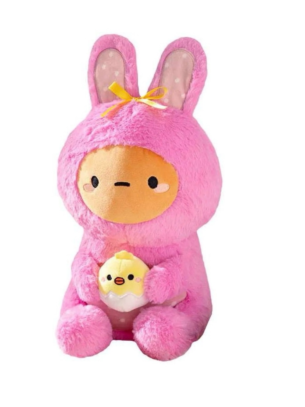 Smoko Plush Pink 8" Tayto Potato Easter Bunny Rabbit Stuffed Animal Pal
